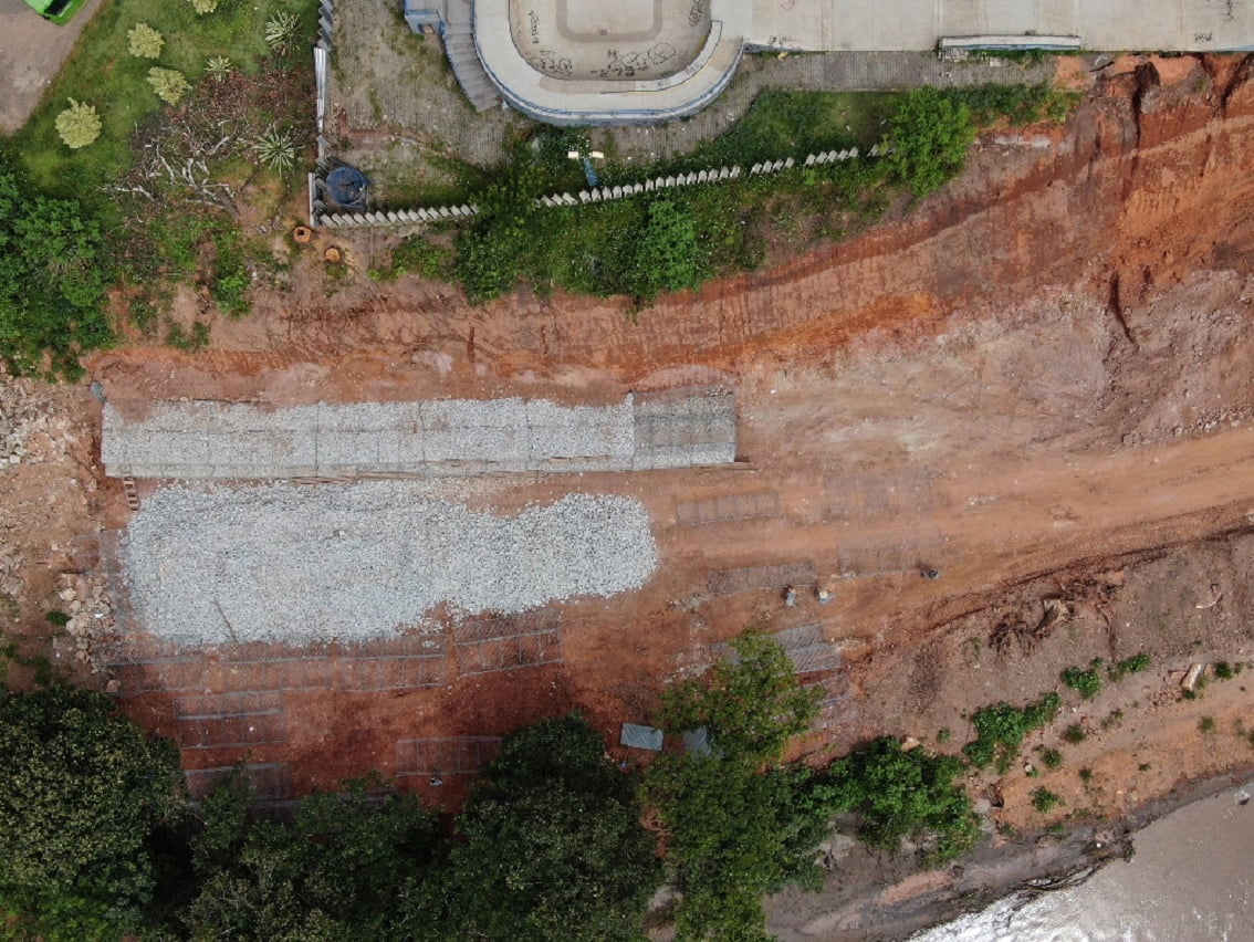 Itabirito: Pista de Skate e Esportes Radicais está interditada. Foto feita por drone do local