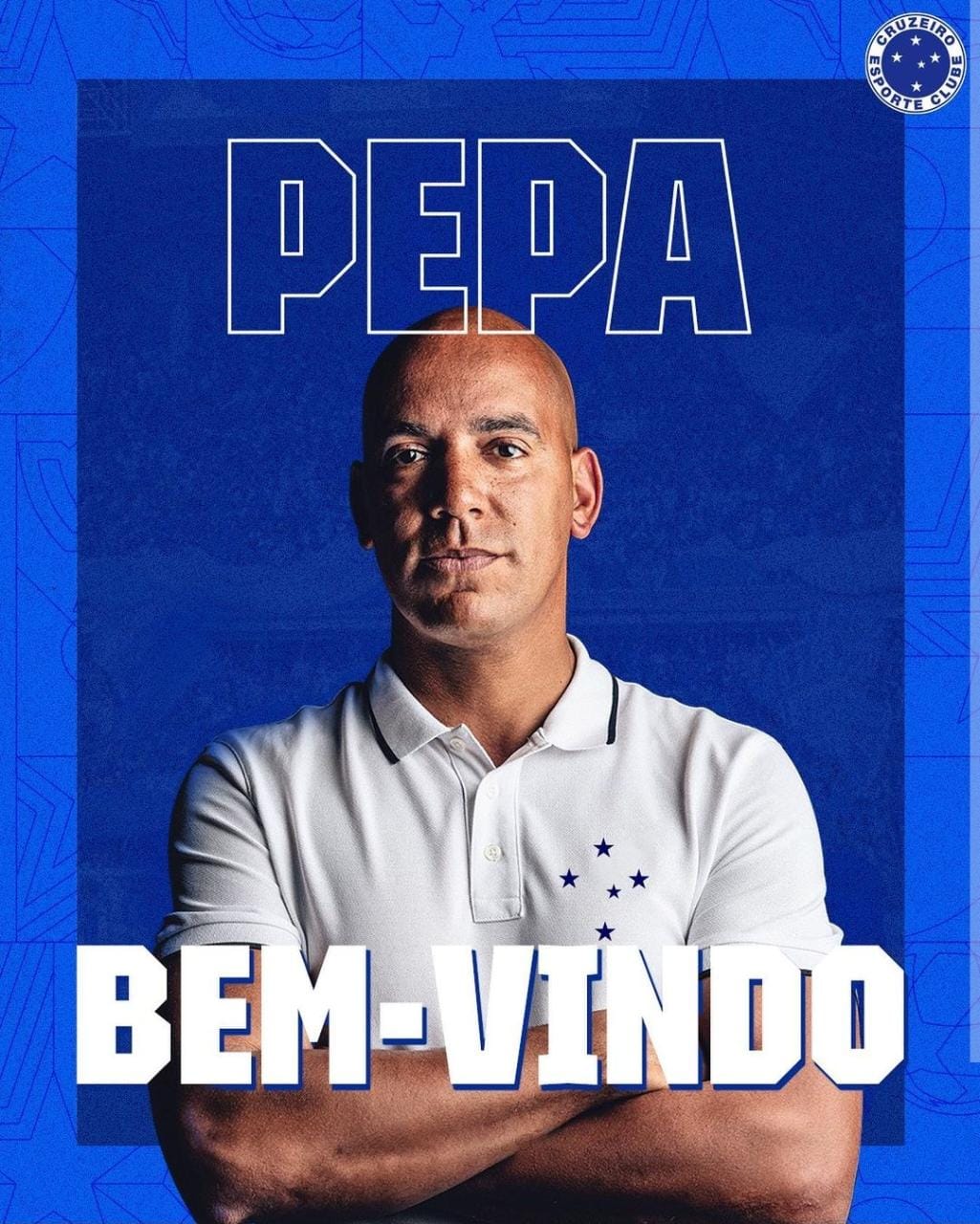 Cruzeiro anuncia novo treinador português Pedro Miguel conhecido como ''Pepa''. Novo treinador do Cruzeiro.