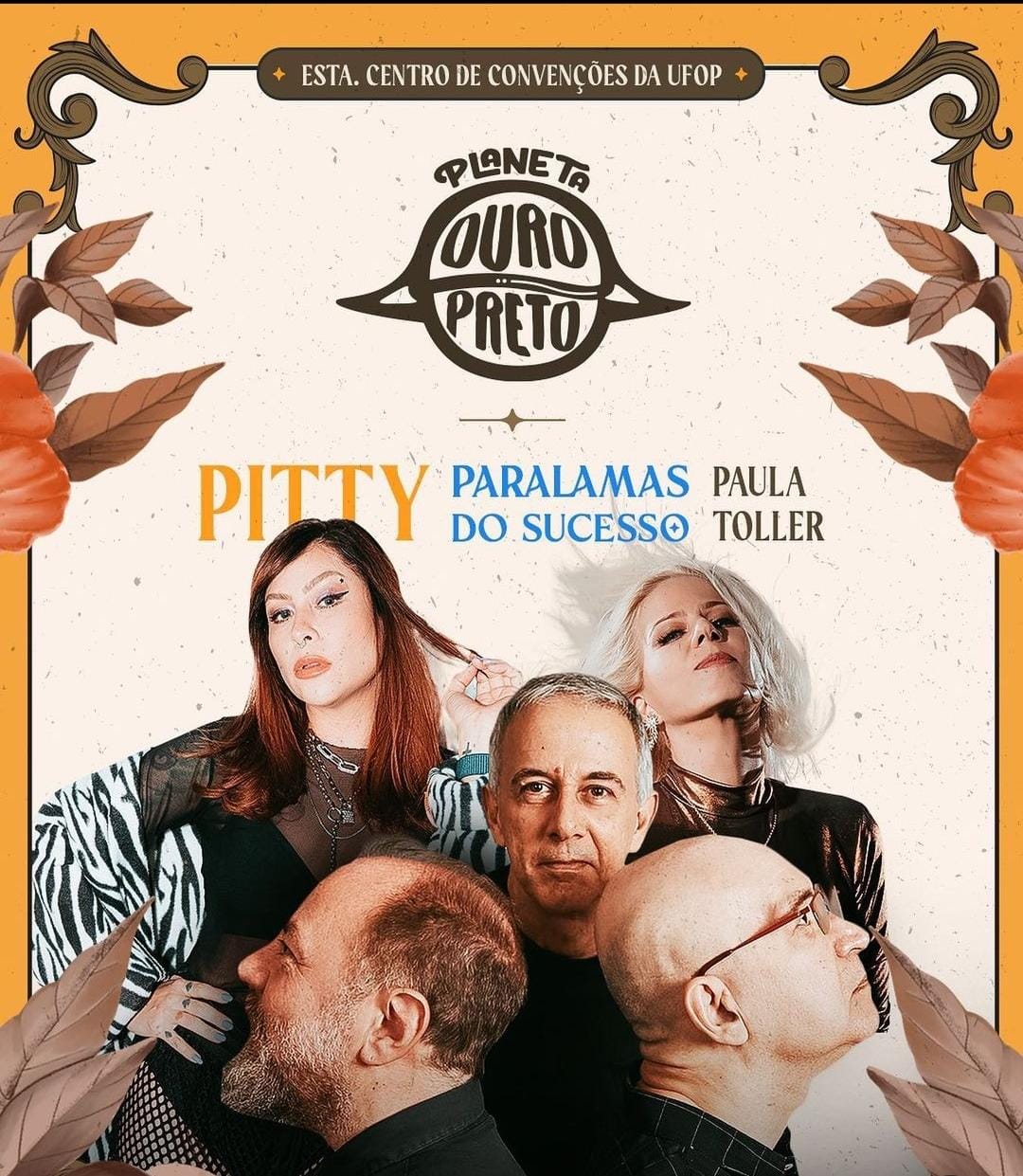 Mais atrações são confirmadas para o Planeta Ouro Preto. Imagem do banner dedivulgação