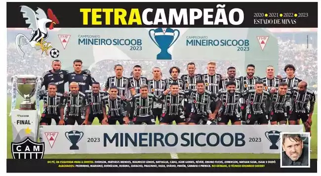 Futebol: Atlético vence América e se torna Tetracampeão Mineiro. Imagem divulgação do time do atlético mineiro