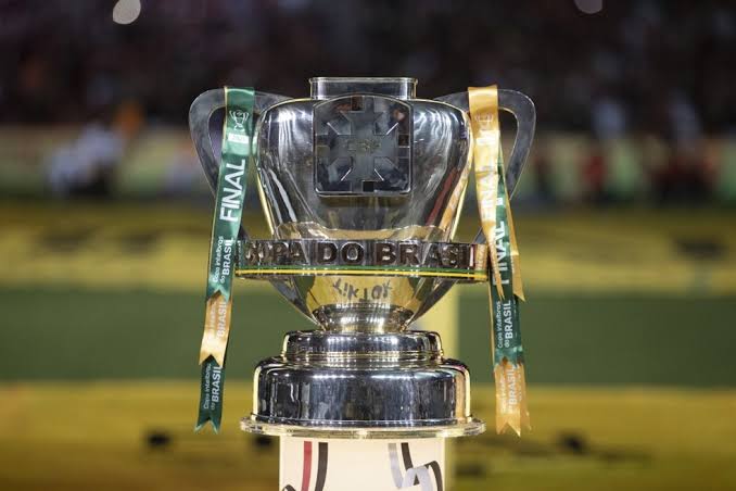 Ouro Preto: Suspeita de roubar escola em Rodrigo Silva é presa e parte dos materiais são recuperados. Foto da taça da Copa do Brasil.