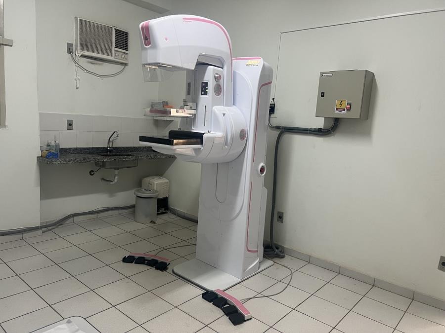Itabirito: Exames de mamografia em Itabirito passam a ser 100% digitais. Foto do equipamento que será utilizado.