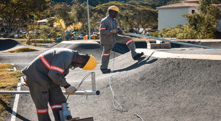 Pista de Pump Track recebe iluminação completa