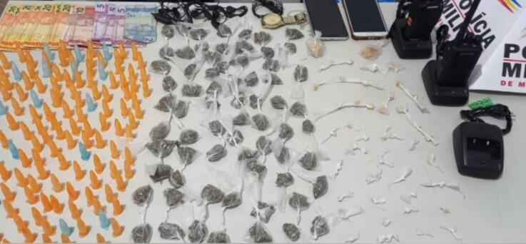 Traficante é prso com grande quantidade de drogas em Itabirito
