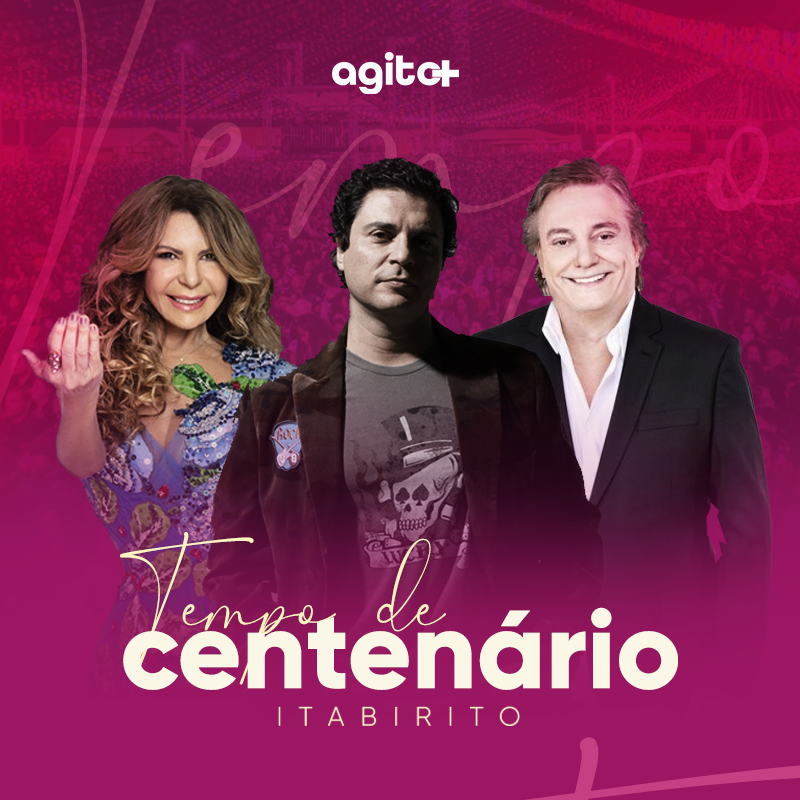 Prefeitura de Itabirito confirma Elba Ramalho, Fábio Jr. e Frejat no Centenário da cidade. Montagem de foto Agito Mais.