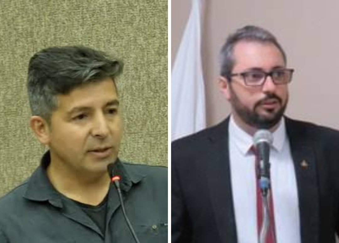 Antônio Pataro e Geraldo Torres são desligados da Prefeitura de Itabirito. Foto dos secretários.