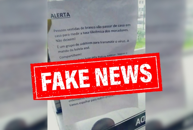 Mensagem que circula no WhatsApp desde 2019 não tem fontes confiáveis e contém erros sobre a transmissão do HIV. Foto do falso recado que circula nas redes sociais.