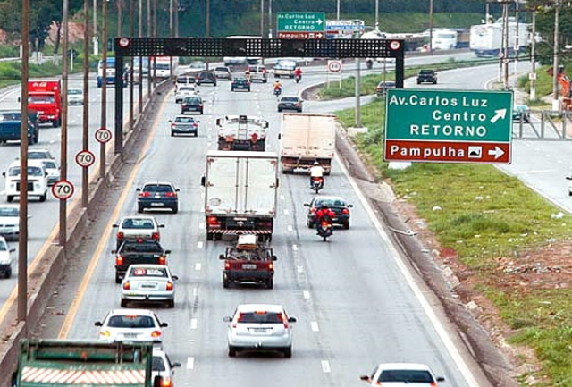 O município de Belo Horizonte vai gerenciar as intervenções previstas no PAC 3, que incluem a construção de oito viadutos e a ampliação de outros dois. Foto meramente ilustrativa do Anel Rodoviário.