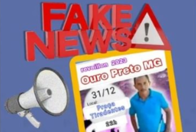 Publicação falsa circula nas redes sociais sobre a presença do cantor do hit “Caneta Azul” na cidade histórica. Foto meramente ilustrativa.