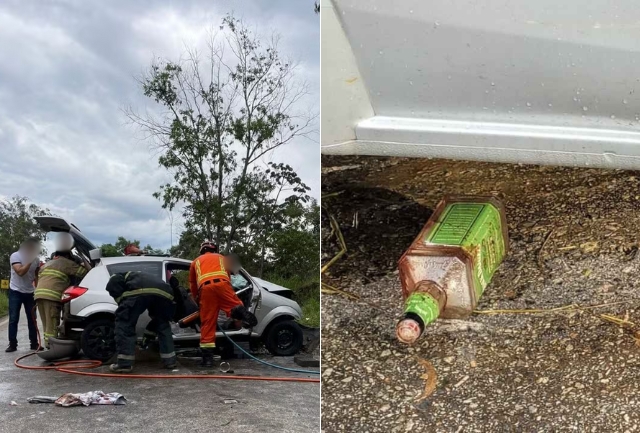 Veículo saiu da pista e colidiu com a árvore no sentido Nova Lima. Vítimas estavam alcoolizadas e sem cinto de segurança.