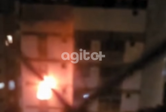 Ainda não se sabe as causas do incêndio e a identidade da vítima.