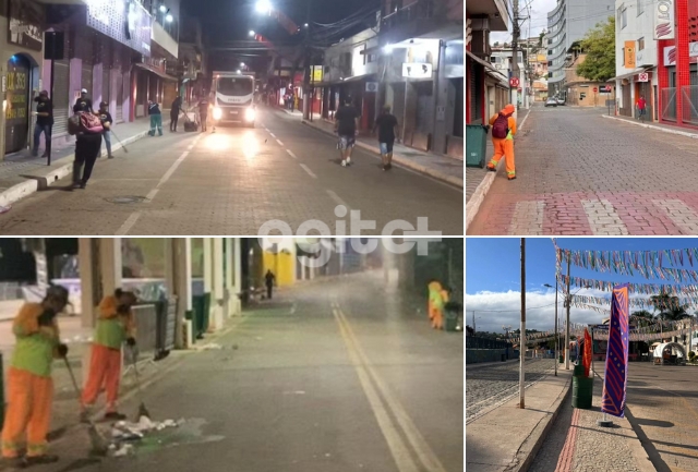 Itabirito vive cinco dias de alegria e limpeza no Carnaval.