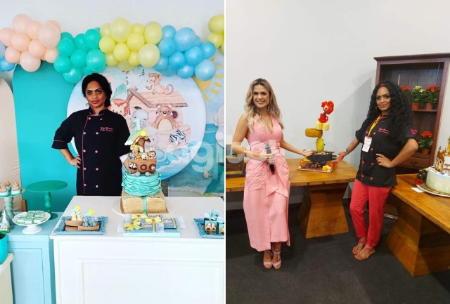 Bebel Martins vai participar da Exposição de Bolos e da Batalha de Confeiteiros no Confeitar Minas 2024.