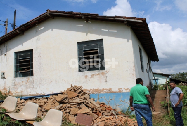 Início das obras na comunidade.