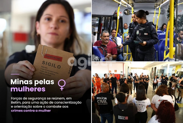 Um mês de ações pela segurança feminina.