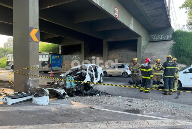 Acidente fatal no bairro Sumaré causa congestionamento.